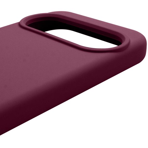 Чохол Silicone Cover Lakshmi (AAA) для Google Pixel 10 / 10 Pro Бордовий / Plum | Зображення 3