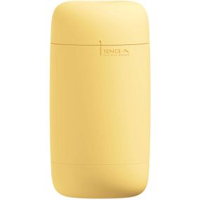 Мастурбатор TENGA PUFFY Custard Yellow, ультрам’який матеріал, багаторазовий, наскрізний