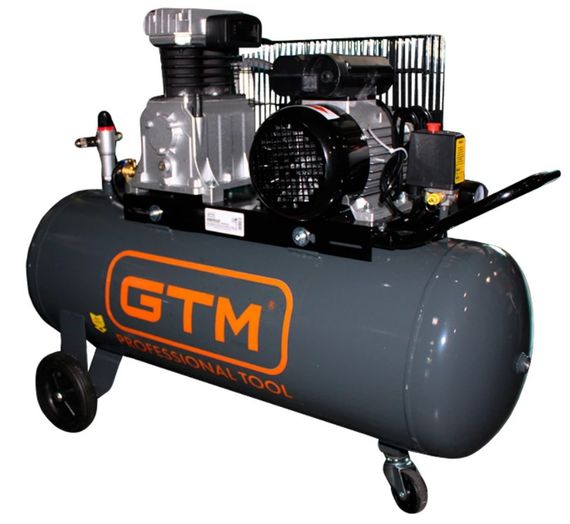 Поршневий повітряний компресор 100 л GTM KCH2070B-100L ремінний