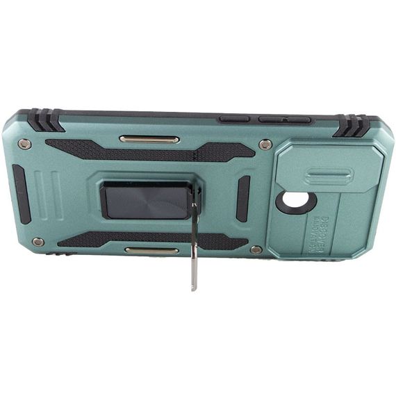 Ударопрочный чехол Camshield Army Ring для Xiaomi Redmi 10C Зеленый / Light Green | Зображення 4