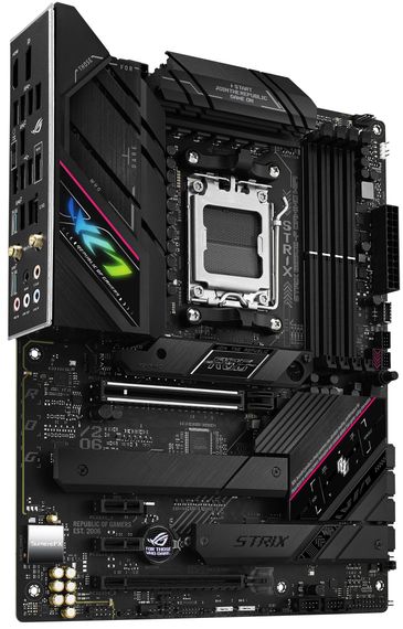 Материнcька плата ASUS ROG STRIX B650E-F GAMING WIFI sAM5 B650 4xDDR5 M.2 HDMI DP WiFi BT ATX 90MB1BQ0-M0EAY0 | Зображення 2