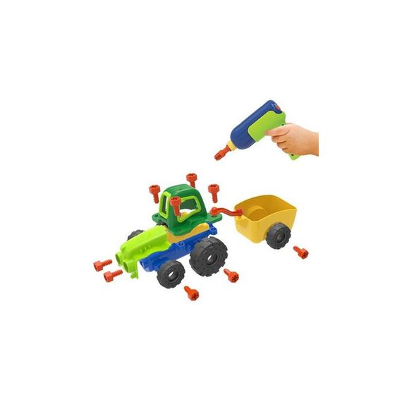 Конструктор EDU-Toys Трактор з інструментами (JS030) | Зображення 3