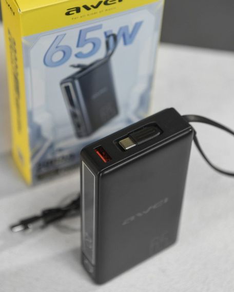 Power Bank AWEI P97K 20000mAh з швидкою зарядкою 65W (47194-P97K_1625) | Зображення 4