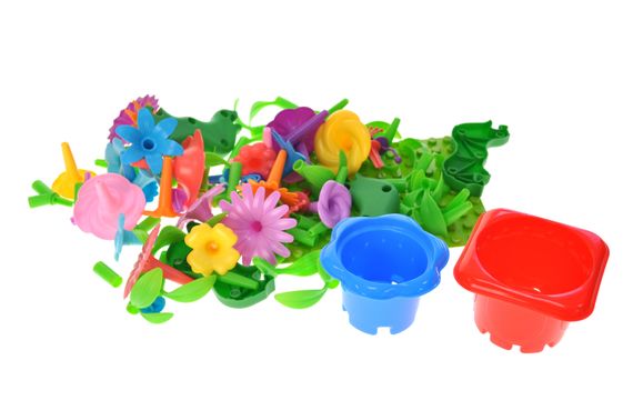 Конструктор 157  "Квіти" 86 дет р.31,4x9,3x21см YG Toys | Зображення 2