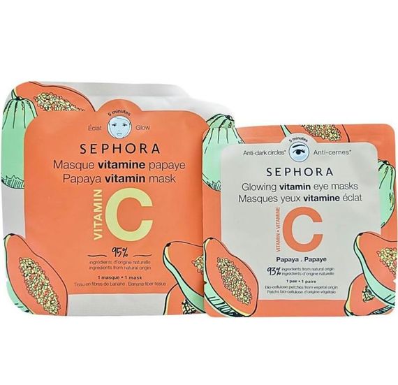 Набор масок + косметичка Sephora collection mask wishes face and body skincare set | Зображення 3