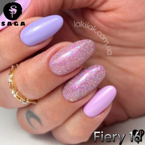 Світловідбиваючий гель-лак SAGA 16 Fiery 9мл | Зображення 9