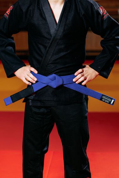 Фіолетовий пояс для джиу джитсу ТМ KINTAYO, 160 зріст