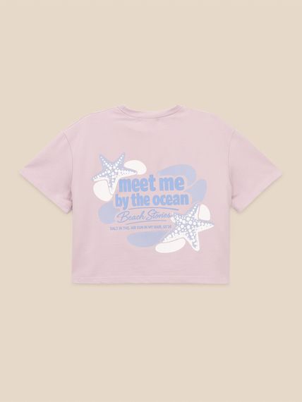 Футболка з принтом жіноча LAWA P-WB02417 L Ліловий shop (2000999638213) | Зображення 2