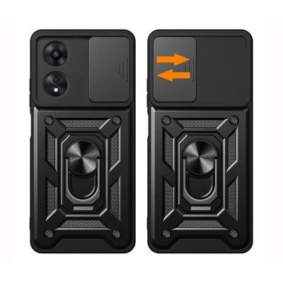 Чехол для мобильного телефона BeCover Military Oppo A58 4G Black (710713) | Зображення 1