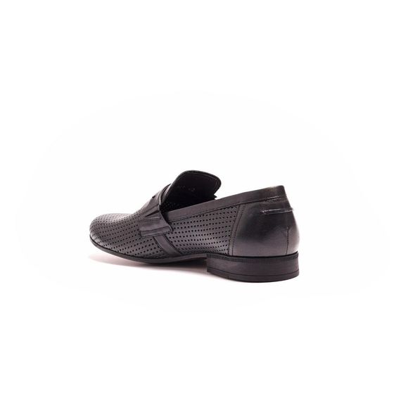 Чорні чоловічі туфлі з перфорацією 45 розмір | Зображення 2