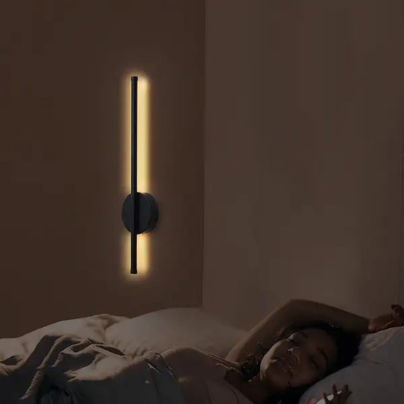 Світильник настінний 60 см Strip light HA-125 Чорний | Зображення 2