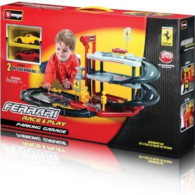 Ігровий набір Bburago Гараж Ferrari (3 рівні, 2 машинки 1:43) (18-31204) | Зображення 2