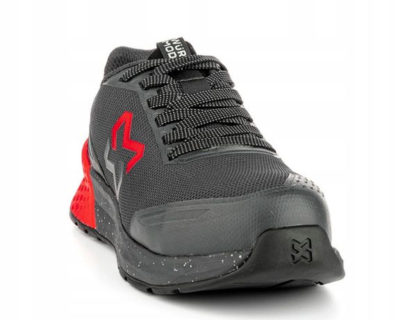 Кросівки захисні DAILY RACE, S1P, композитний носок, чорно-червоні, р.44 | Зображення 1