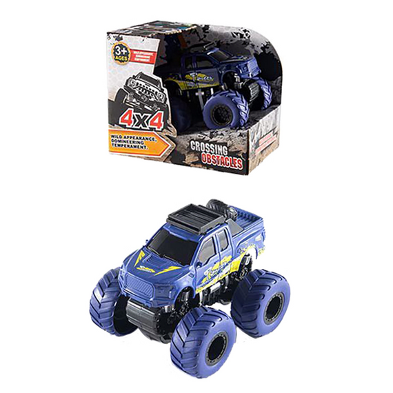 Машинка инерционная BY501-1, открытая коробка 16*11, 5*13, 5см Синий