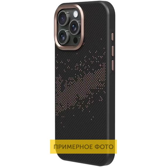 TPU чехол Monzo (MagFit) для Apple iPhone 16 (6.1") Titanium gold | Зображення 2