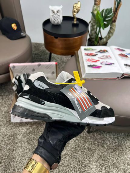 Чоловічі кросівки New 992 Black Beige (топ якість) A4407 44 28 | Зображення 5