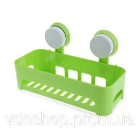 Настенная подставка для мыла шампуни губки на присосках LY-571