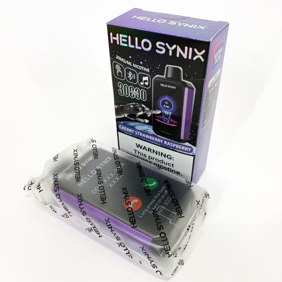 Hello Synix 30000. Вишня Клубника Малина (Cherry Strawberry Raspberry) | Зображення 1
