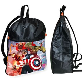 Рюкзак-мішок для школи герої марвел дитяча сумка для взуття та спортивного одягу (01534)