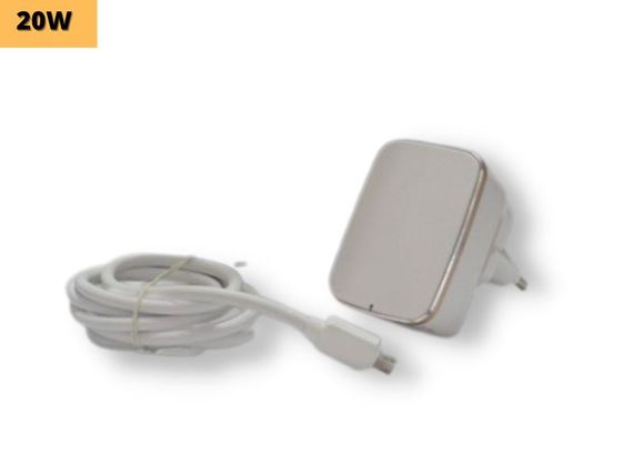 Мережевий зарядний пристрій блок живлення для телефону та планшета XPRO 1101 QC3.0 + microUSB білий (lp-85793) | Зображення 1