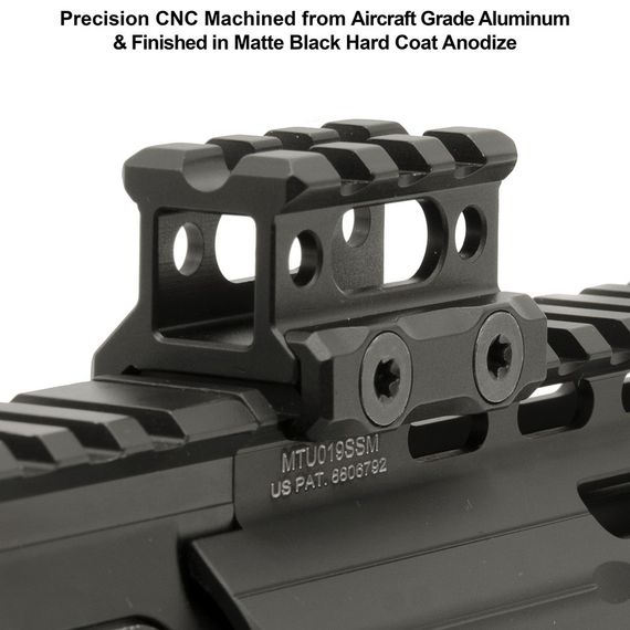 Компенсатор висоти Leapers UTG UNIVERSAL, Weaver/Picatinny, L 40 мм, H 21 мм (MT-RSX8S) | Зображення 6