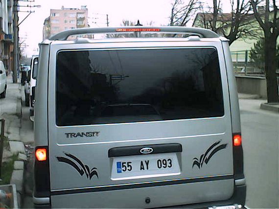 Спойлер Ісіклі низький дах (під фарбування) для Ford Transit 2000-2014 рр | Зображення 3