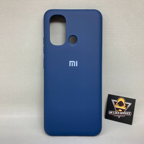 Чохол з логотипом Xiaomi Redmi 12C | Протиударний | Soft Touch | Синій