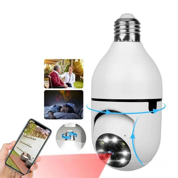 Камера відеоспостереження WIFI в патрон Е27 XPRO 3120S-DPXY 2MP (234564589_428) | Зображення 3