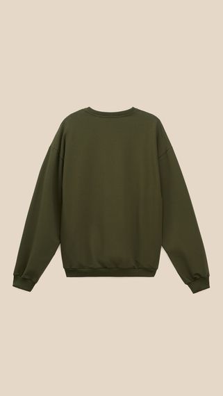 Світшот з принтом чоловічий LAWA P-MB02370 2XL Оливковий shop (2000999563157) | Зображення 3
