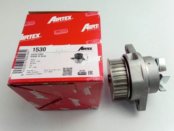 Помпа AIRTEX, Caddy II/Octavia/Golf/Polo 1.4/1.6 91- (1530) (030121005TV) | Зображення 3