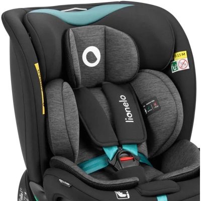 Автокресло Lionelo Navy I-Size Black Turquoise (LO-NAVY I-SIZE BLACK TURQUOISE) | Зображення 4