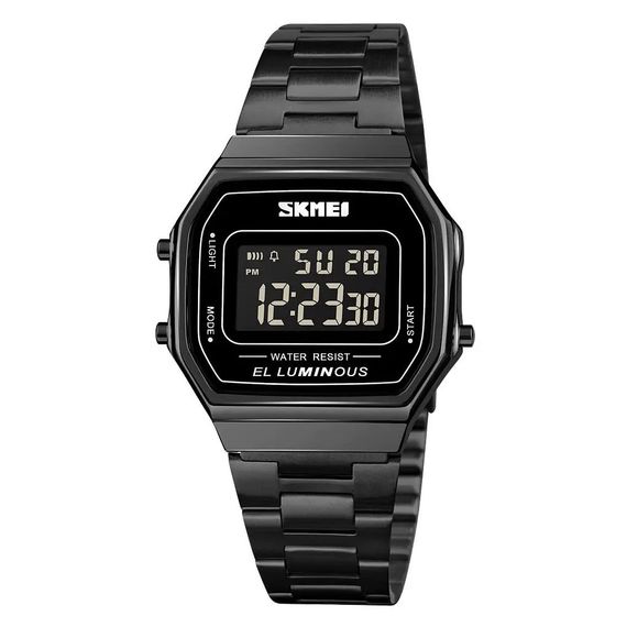 Часы old school SKMEI 1647BK, Наручные часы в ретро стиле для мужчин с водозащитой EP-77 | Зображення 2