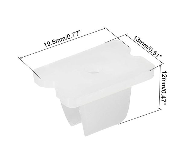 Монтажне кріплення PROLUM для LED неону 6x12 5см | Зображення 1