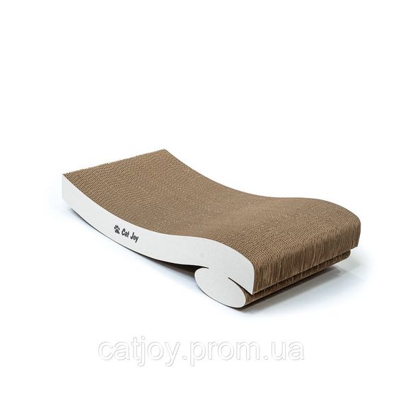 Когтеточка-лежанка дряпка Хай-тек для котят и кошек Cat Joy 48х9,5х25 см | Зображення 3