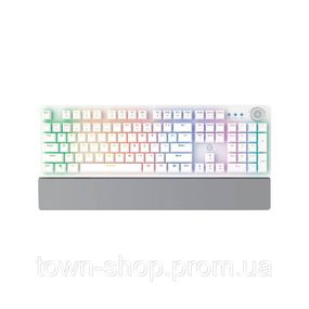 Клавиатура USB Fantech MK853V2 SPACE EDITION, длина кабеля 135см, (Eng), White, 104к, Q10