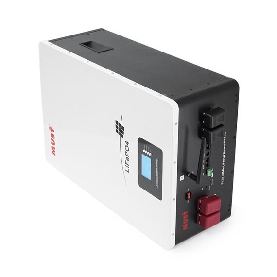 Акумуляторна батарея Must LiFePO4 LP16-48200 51.2V 200Ah, 10,24kWh, BMS100A@16S, CAN2.0/RS232/RS485, 6000 cycles, 625x442x250, | Зображення 3