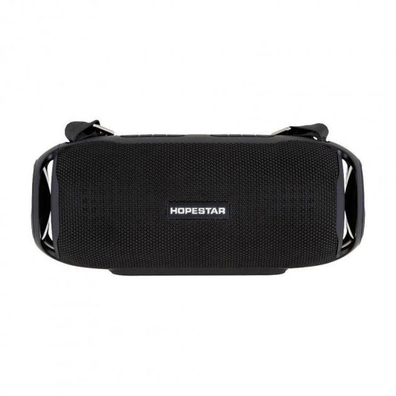Портативная колонка Hopestar H48 20Вт LED подсветка USB, AUX, FM, Bluetooth черная (H48) | Зображення 4
