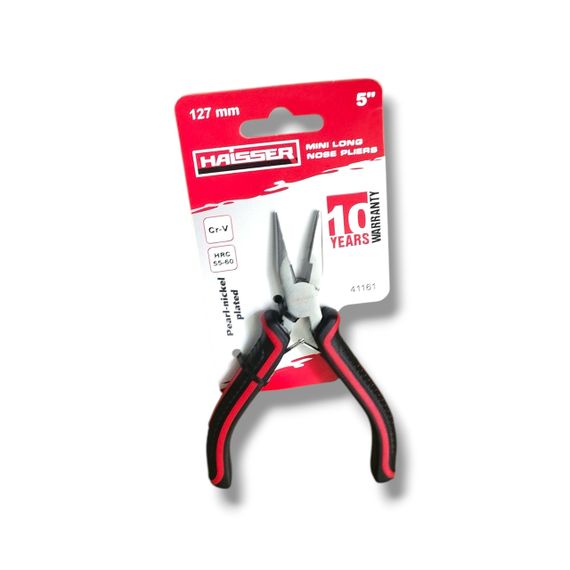 Довгогубці, серія міні HAISSER 127 мм, Cr-V, Pearl-Nickel (41161)