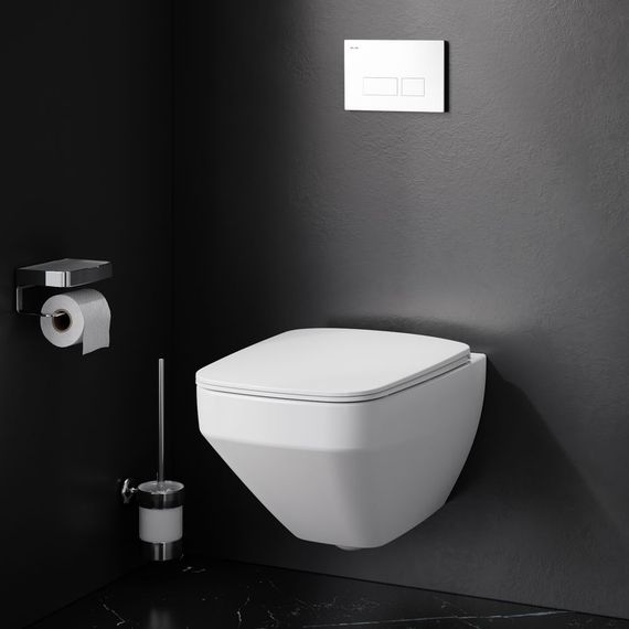 Унітаз підвісний AM.PM Inspire V2.0 безободковий FlashClean з сидінням Slim Soft Close (C50A1700SC) | Зображення 1