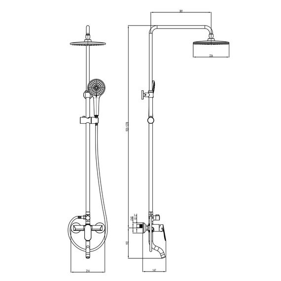 Душова система Corso Moro (9630400) | Зображення 1