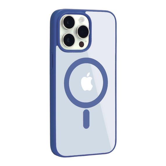 Чохол TPU Color with Magsafe для iPhone 14 Pro Колір 02, Light Синій | Зображення 2