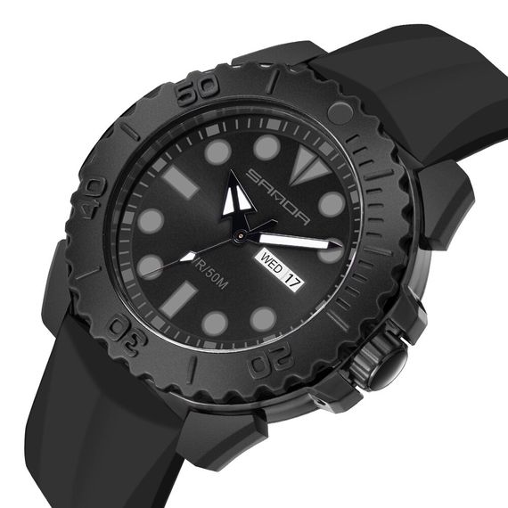 Чоловічий годинник Sanda 3118 All Black