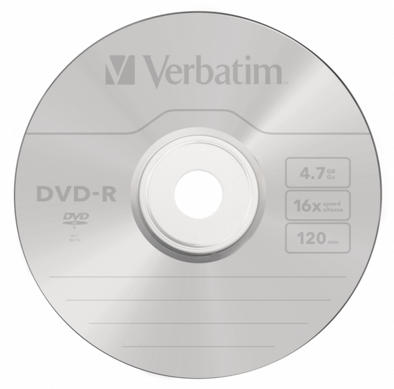 Диск Verbatim DVD-R 4,7Gb 16x Wrap 50 pcs (43788) | Зображення 3