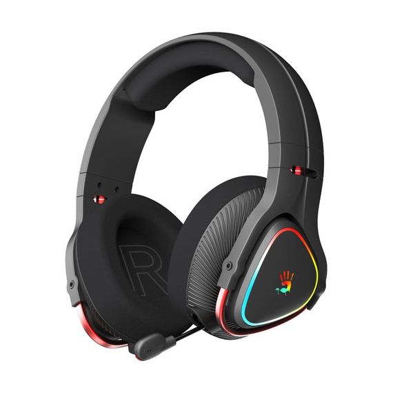 Навушники ігрові Bloody MR720 (Black), RGB, колір чорний