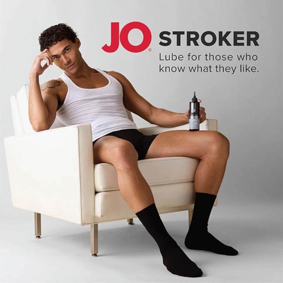Лубрикант для мастурбації System JO Stroker Lubricant 4oz /120ml Black | Зображення 1