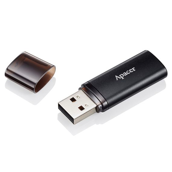 Накопитель Apacer 64GB USB 3.1 AH25B Black (AP64GAH25BB-1) | Зображення 1