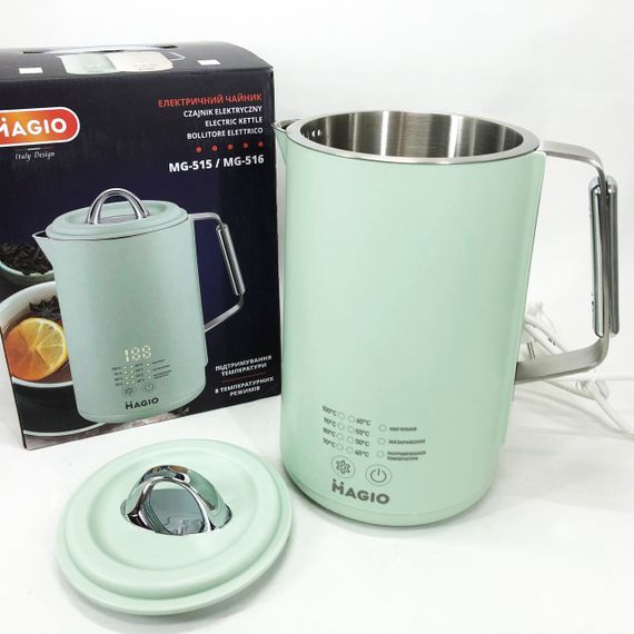 Електричний чайник з індикатором роботи Magio, Компактний електричний чайник для дому KF-95 | Зображення 6