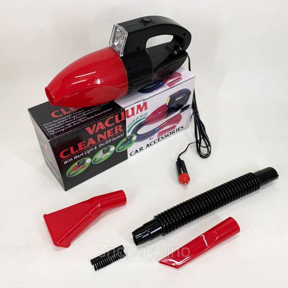 Ручной автономный электрический пылесос для уборки Car vacuum cleaner, Автомобильный пылесос с кабелем DN-76 | Зображення 6