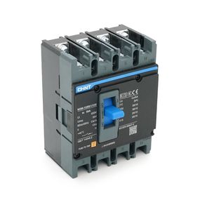 Автоматический выключатель AC CHINT NXM-125S-4300B-80A,4P,80A,415V,25/15kA,8kV