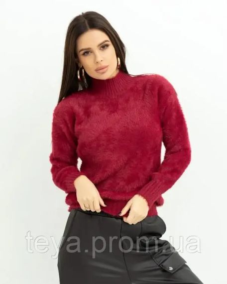 Светр колір бордовий розмір M FI_006403